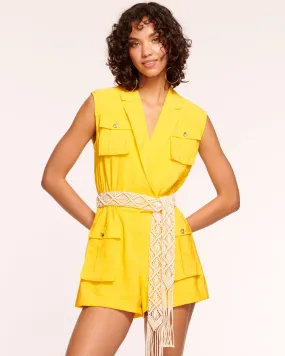 Lela Belted Romper