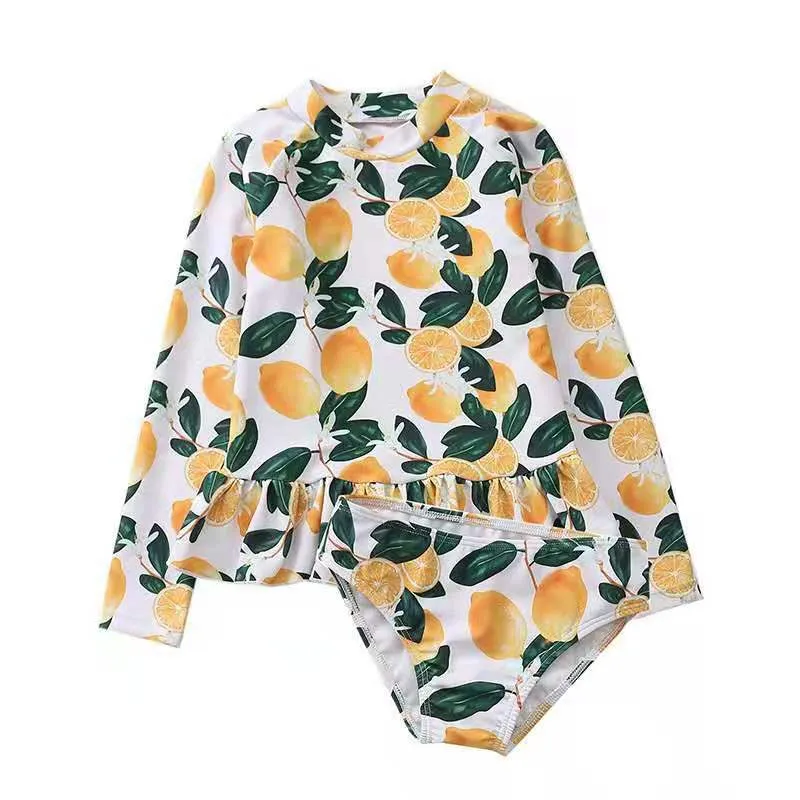 LEMONS RASHGUARD SWIMSUIT