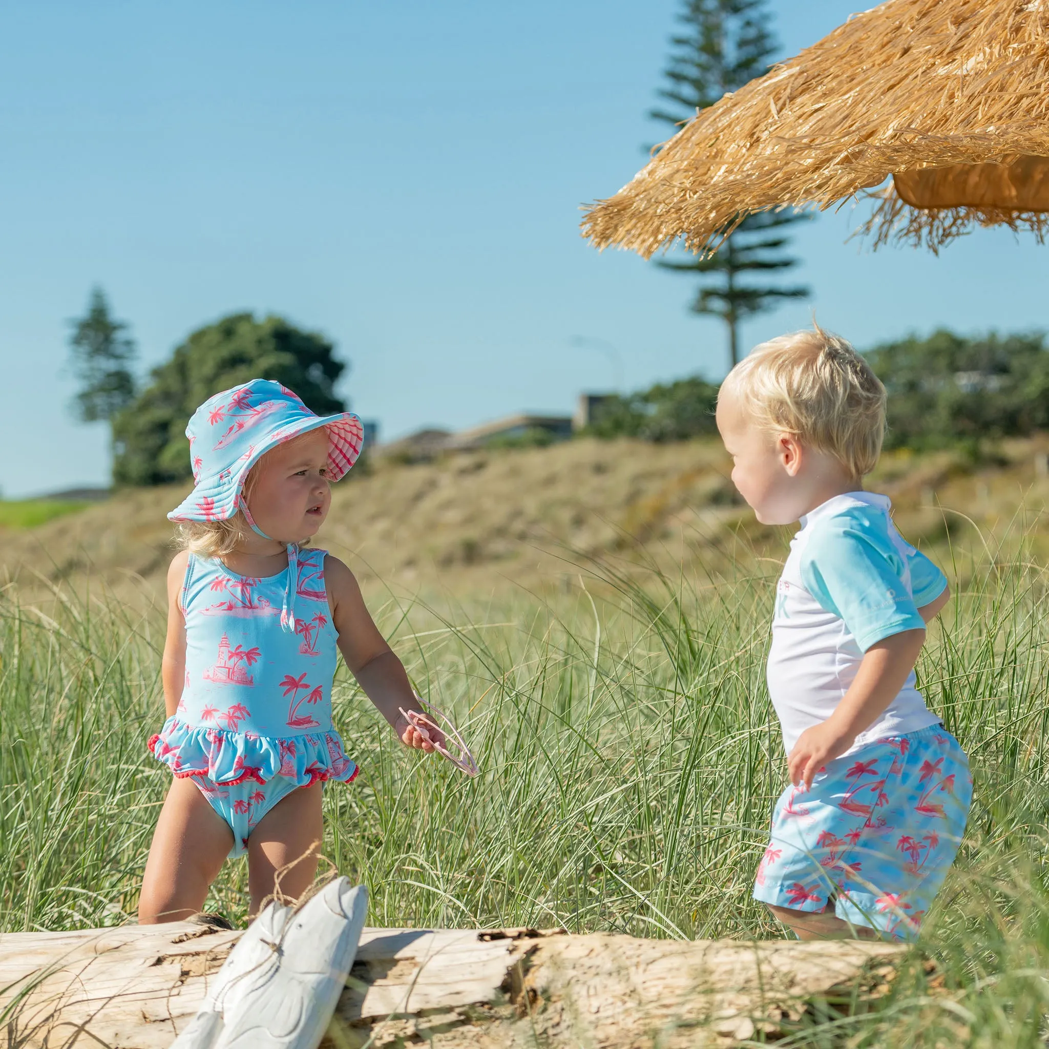 Lighthouse Island Sustainable Skirt Swimsuit