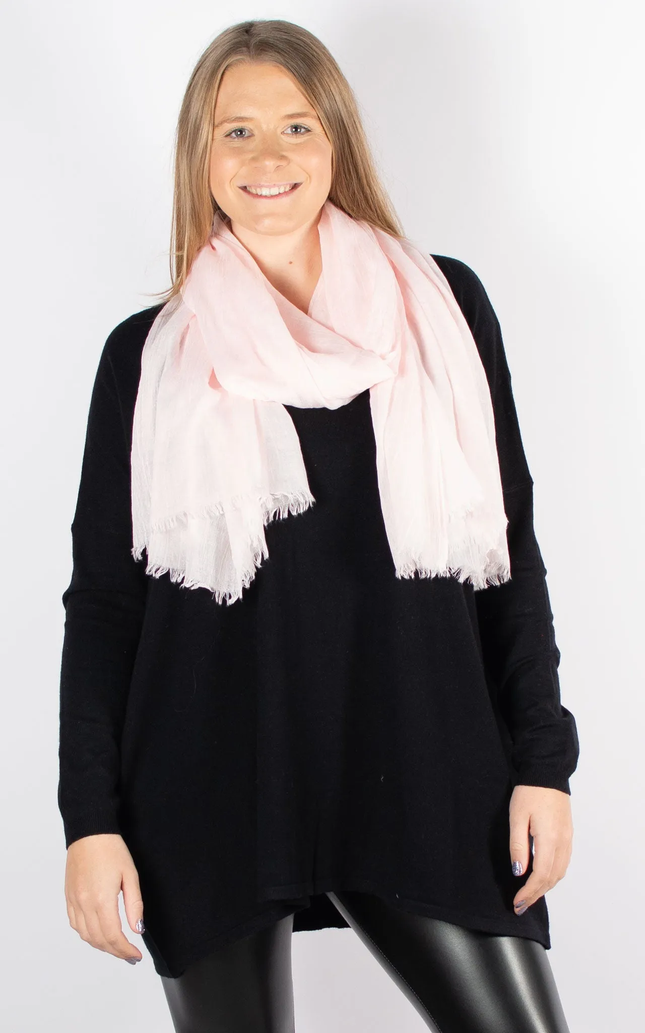 Lightweight Scarf Pashmina | Pale Pink