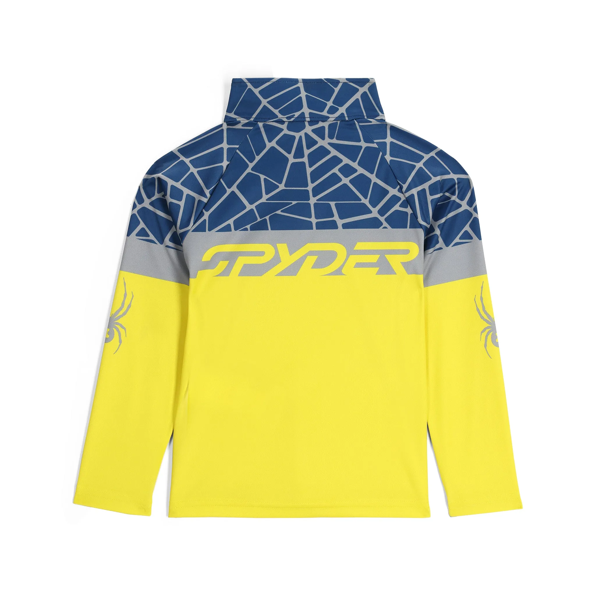 Little Boys Bug Half Zip - Acid Yellow