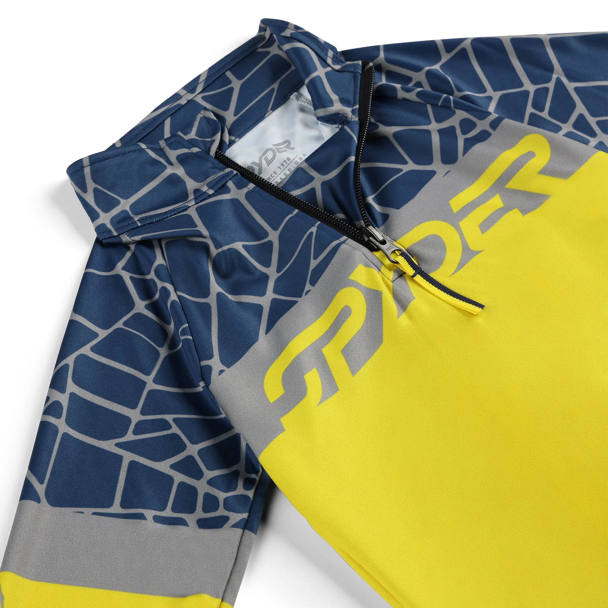 Little Boys Bug Half Zip - Acid Yellow