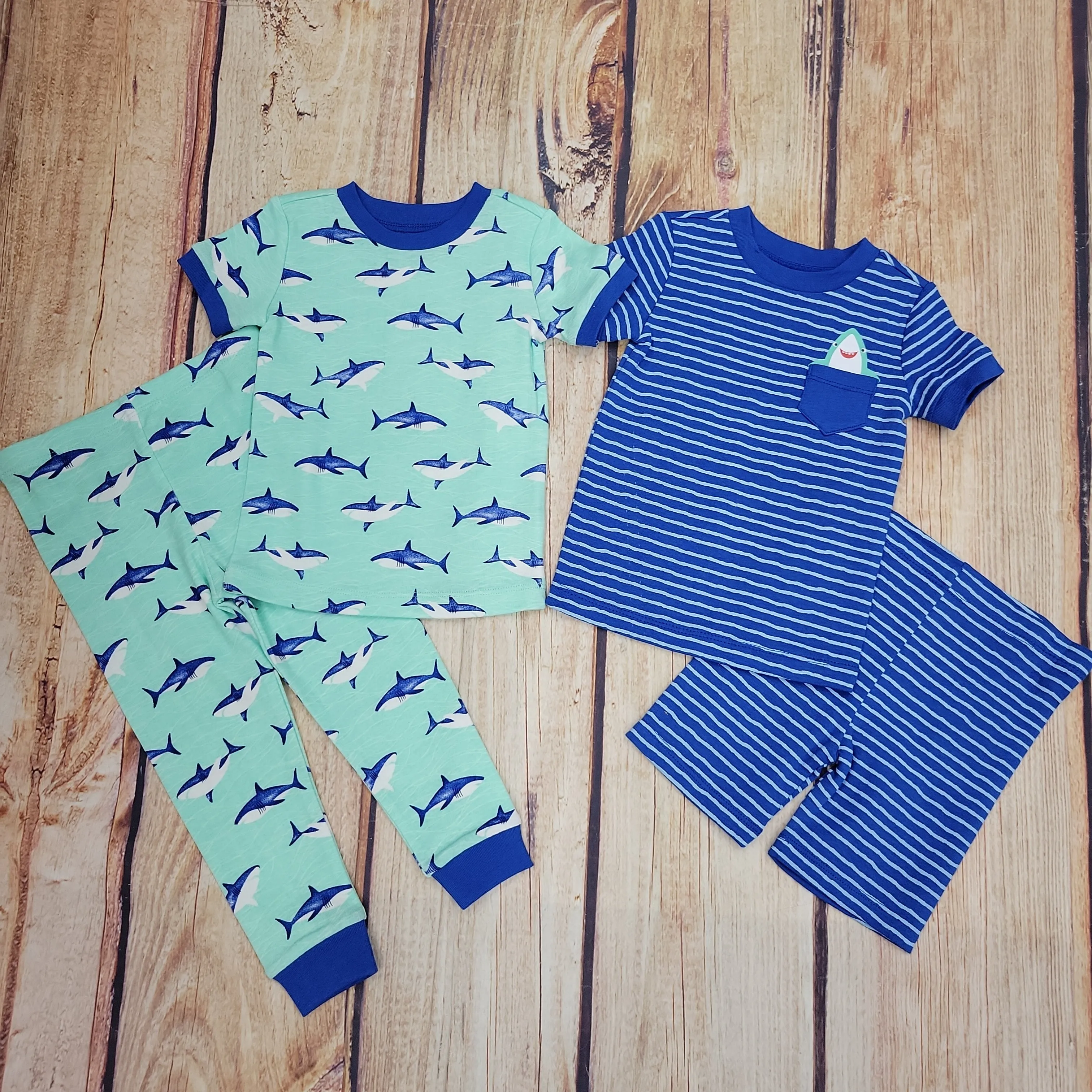 LITTLE ME SHARK 4PC PJ SET