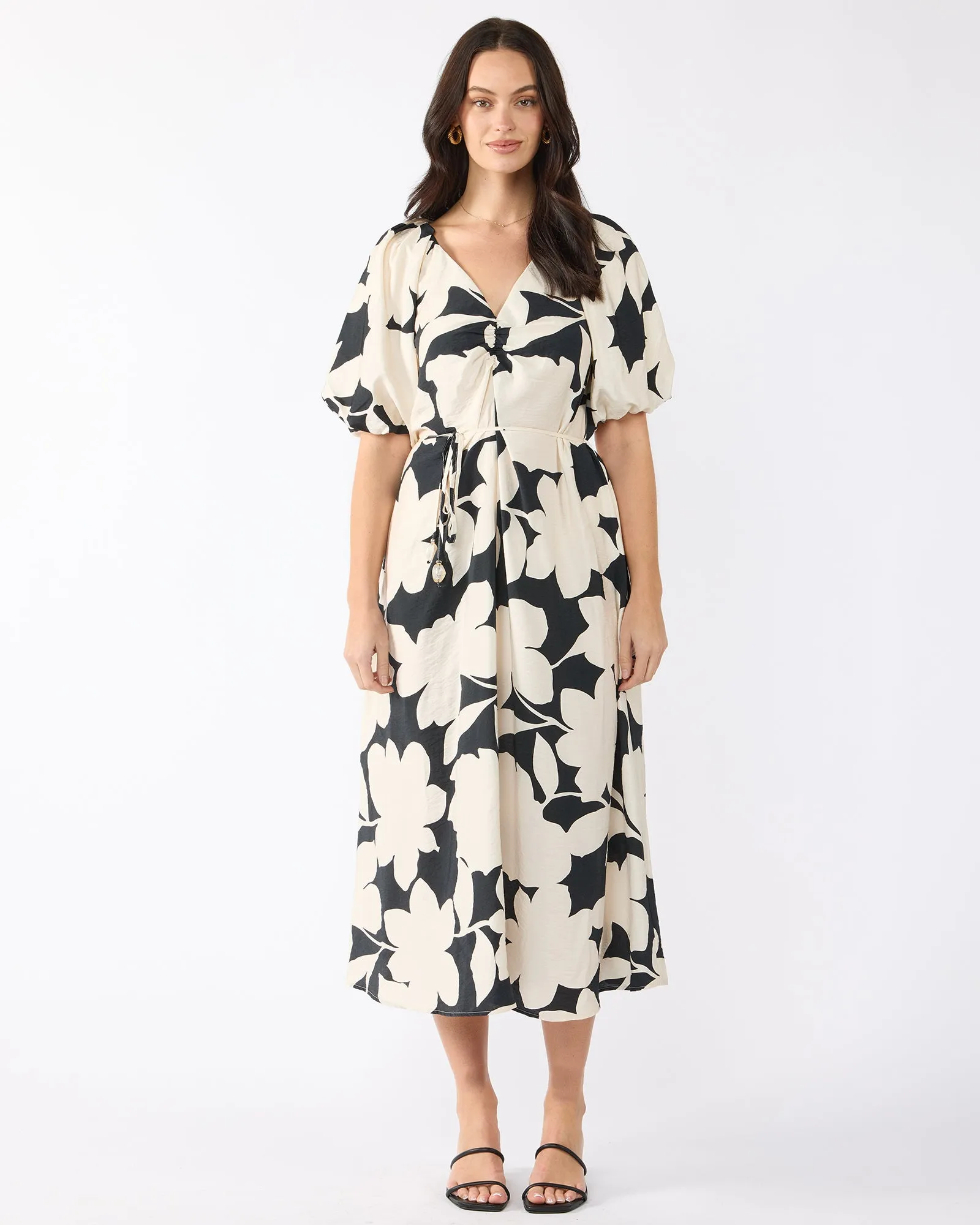 Luna Pearl Midi Dress