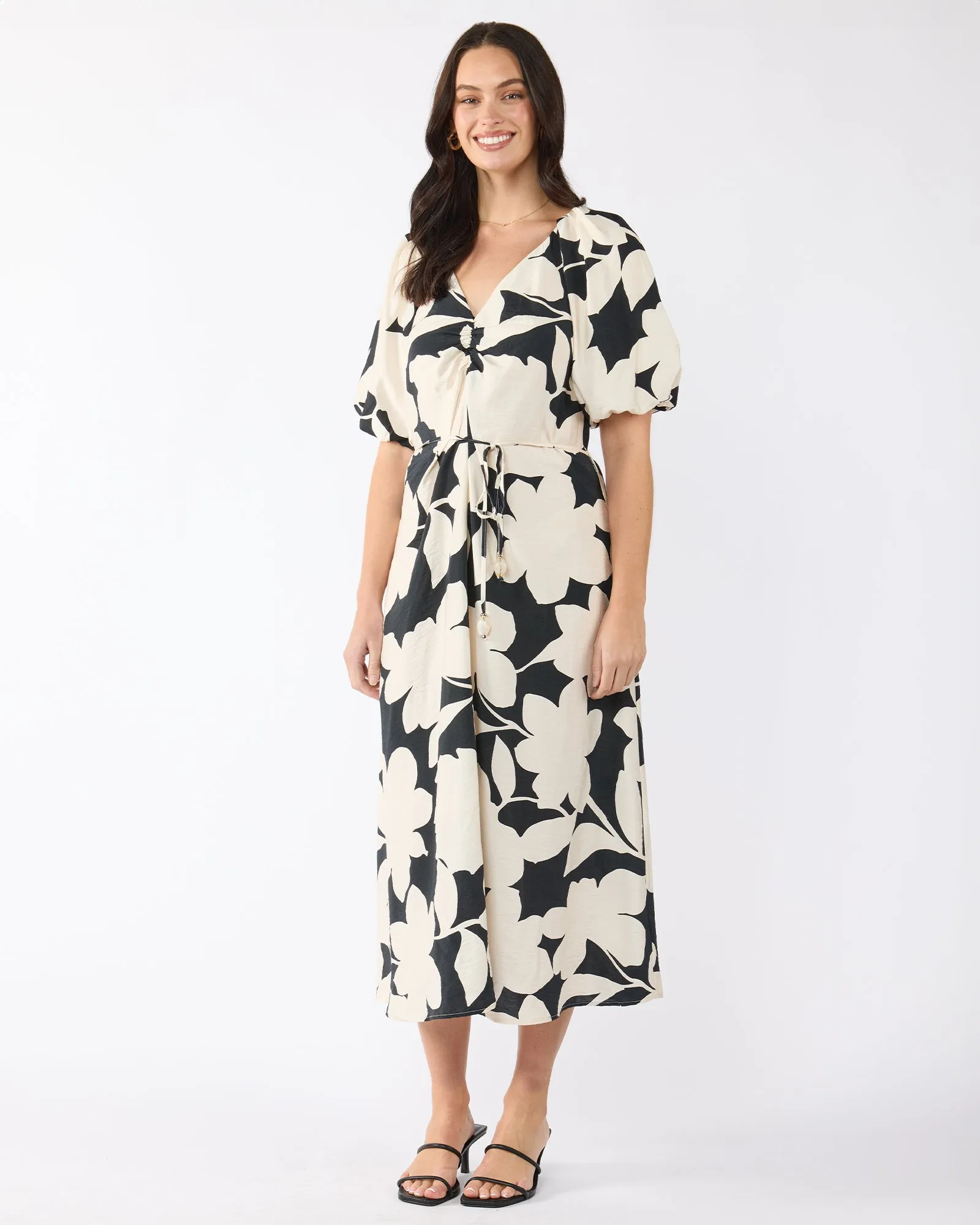 Luna Pearl Midi Dress