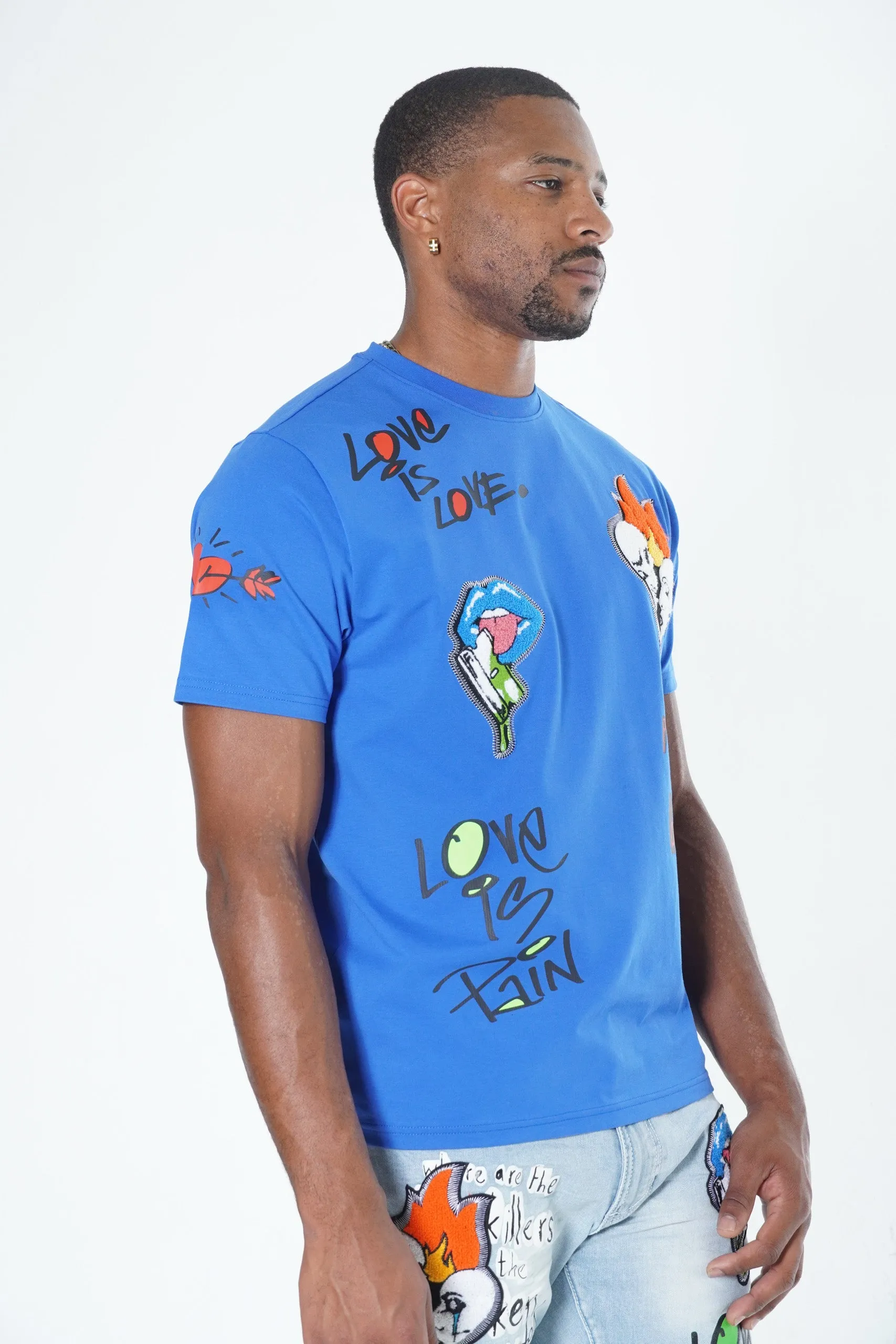 M295 Love Kills Tee - Royal