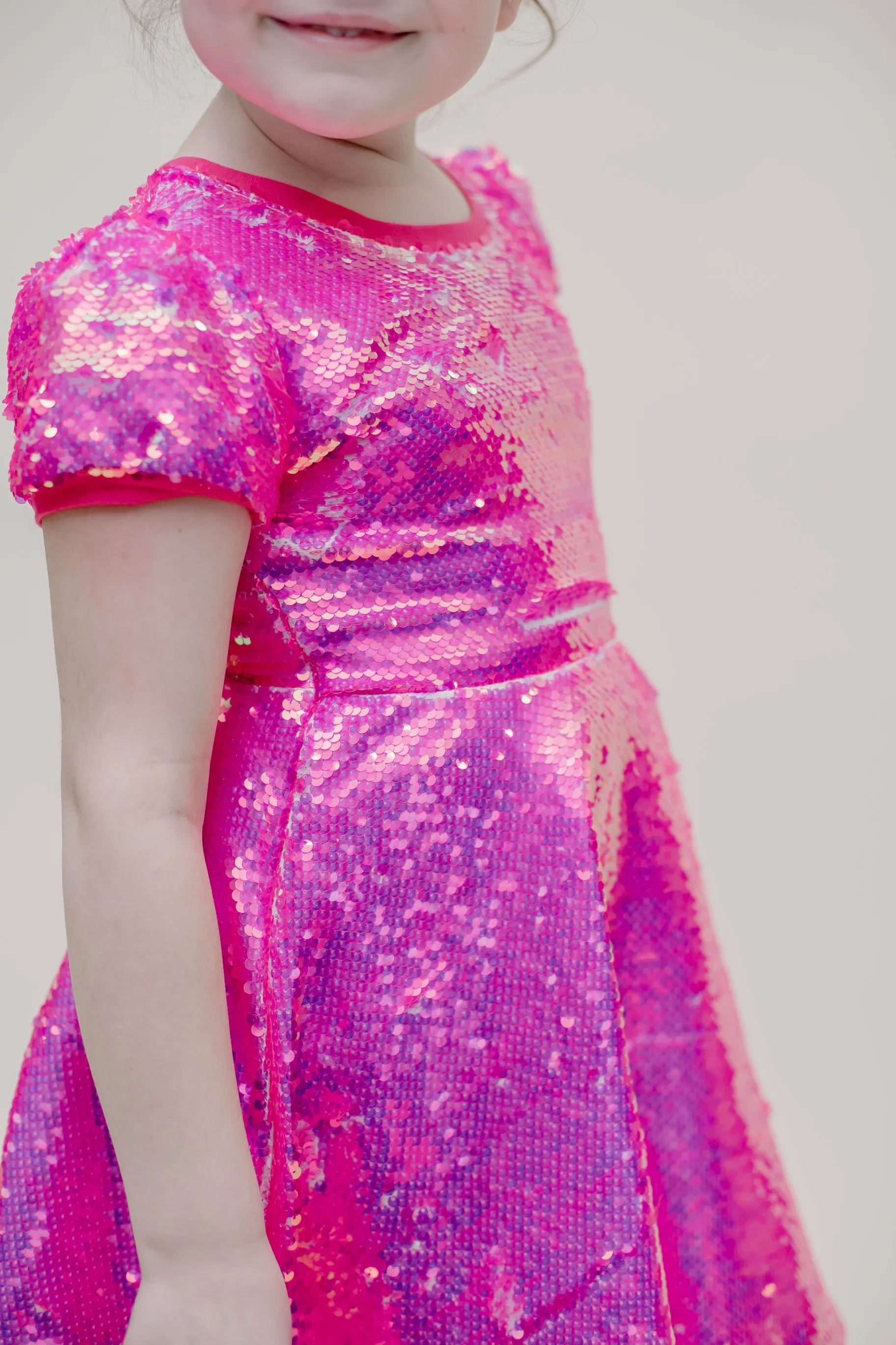 MAGENTA SPARKLE DRESS