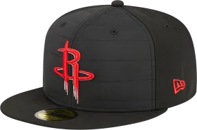 Men's Houston Rockets New Era 59FIFTY Quilted Fitted Cap