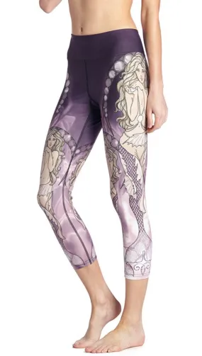 Mermaid - Triathlon Capri Leggings - CUSTOM ORDER