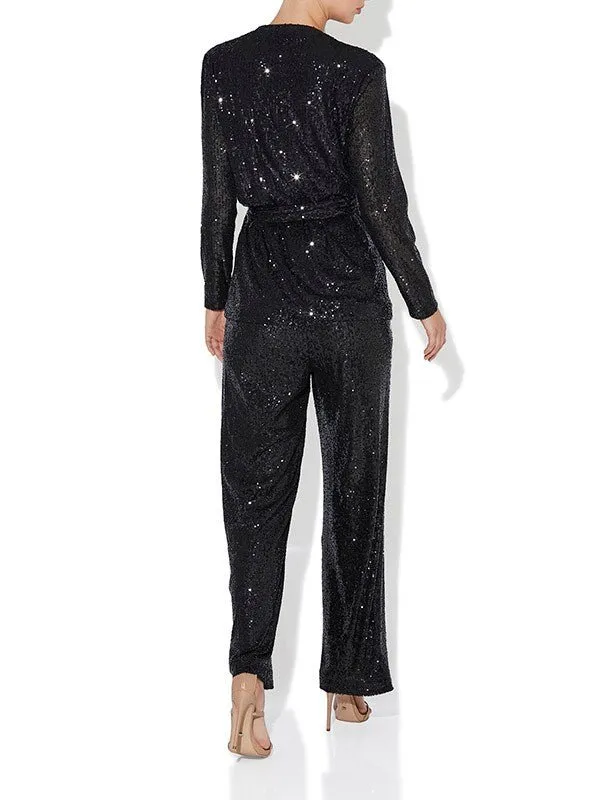 Minxy Black Sequin Pants