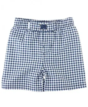 Navy Gingham Swim Trunks by RuggedButts