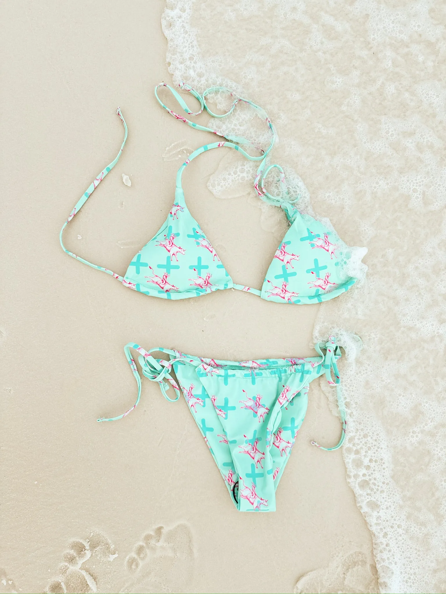 Neon Cowboy Bikini