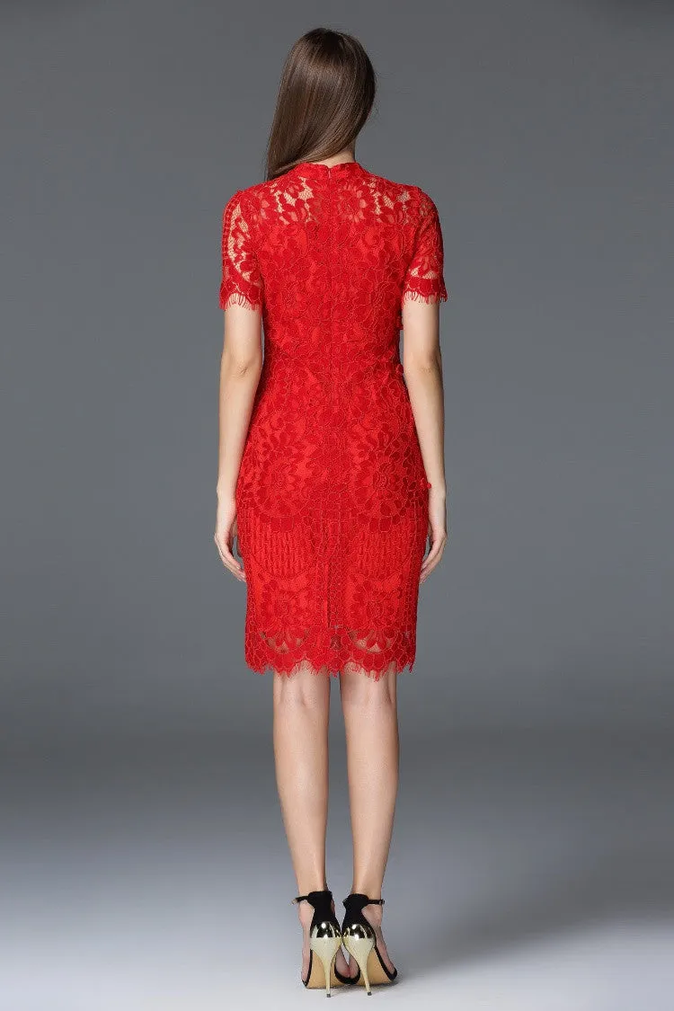 Oriental Knot Lace Dress