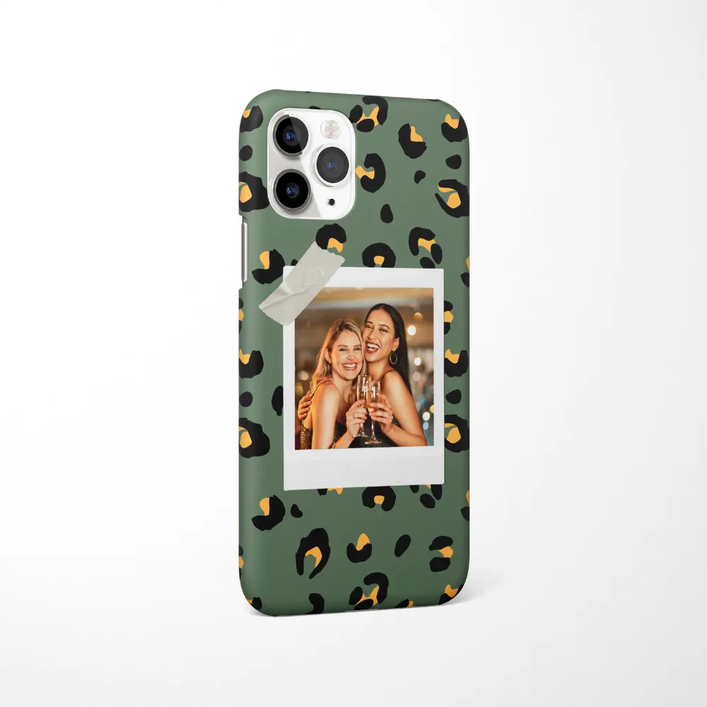 Patterned Personalised Polaroid Bestie Phone Case - Upload Your Photo