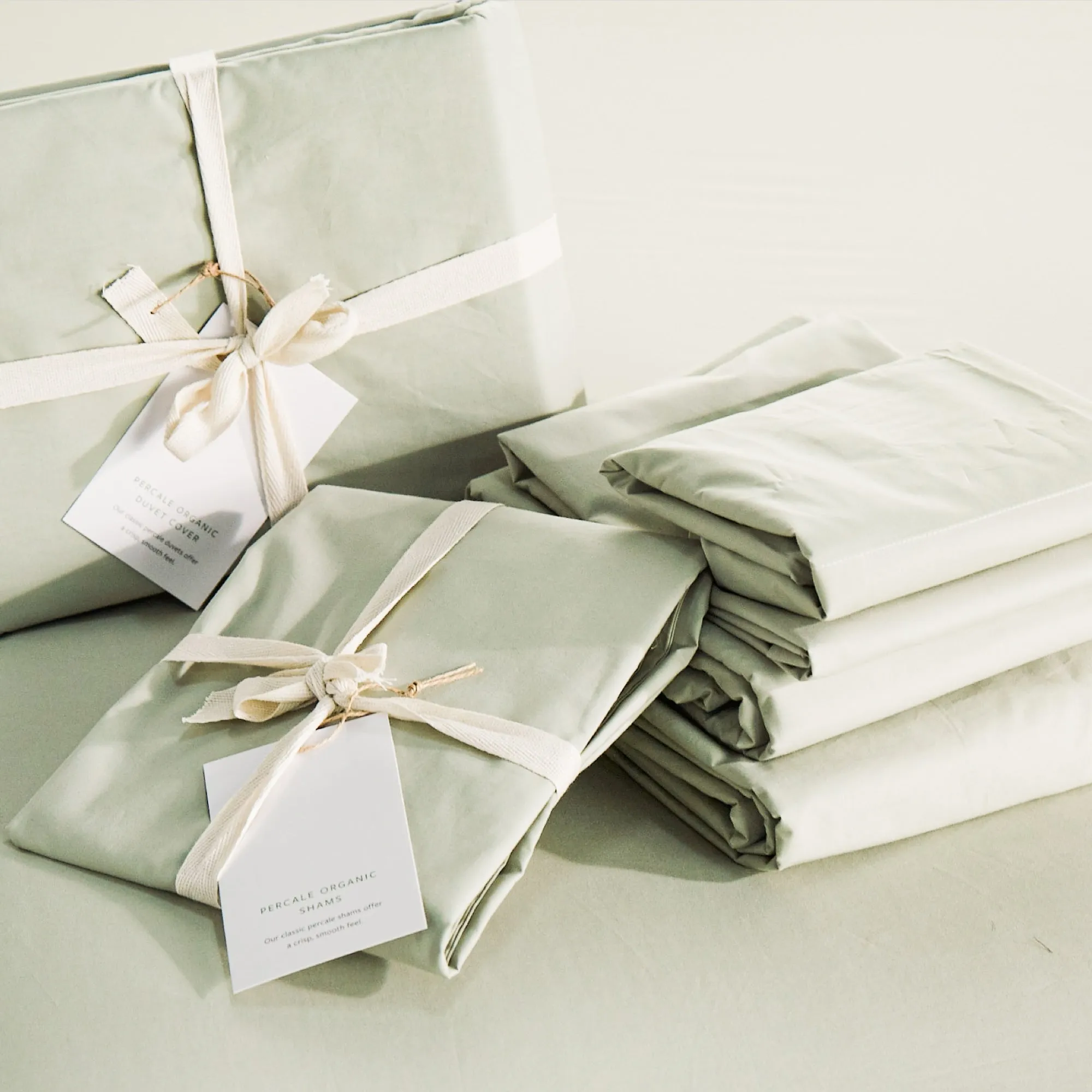 Percale Organic Cotton Sheets 270TC