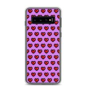 Pixel Hearts Phone Case (Samsung Galaxy S10/S10 /S10e/S20/S20 Plus/S20 Ultra)