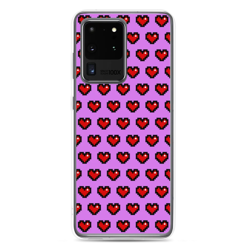 Pixel Hearts Phone Case (Samsung Galaxy S10/S10 /S10e/S20/S20 Plus/S20 Ultra)