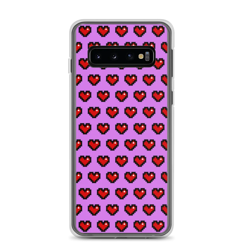 Pixel Hearts Phone Case (Samsung Galaxy S10/S10 /S10e/S20/S20 Plus/S20 Ultra)