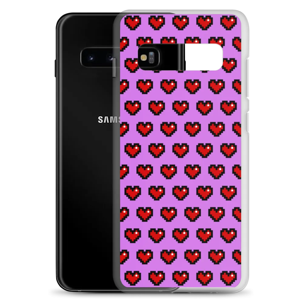 Pixel Hearts Phone Case (Samsung Galaxy S10/S10 /S10e/S20/S20 Plus/S20 Ultra)