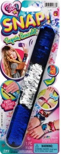 Slap 'N Snap Sequins Bracelet