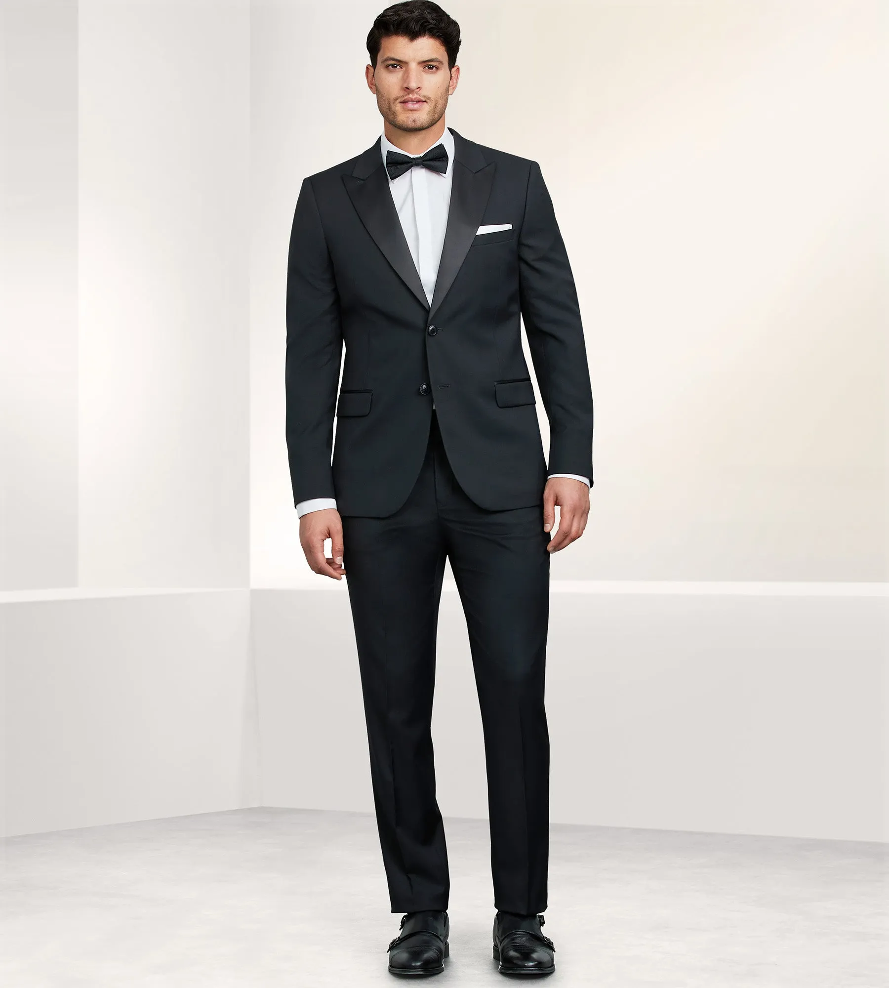 Slim Fit Stretch Peak Lapel Tuxedo Jacket