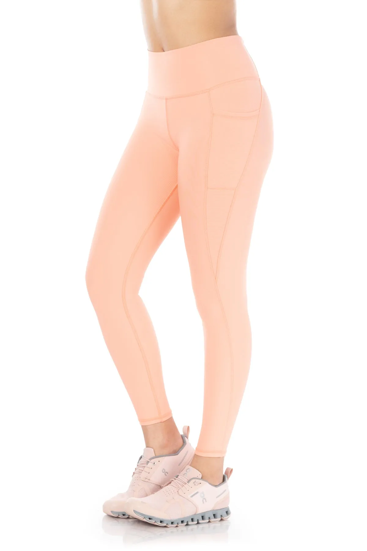 Solstice Ribbed Run High-Waist Legging