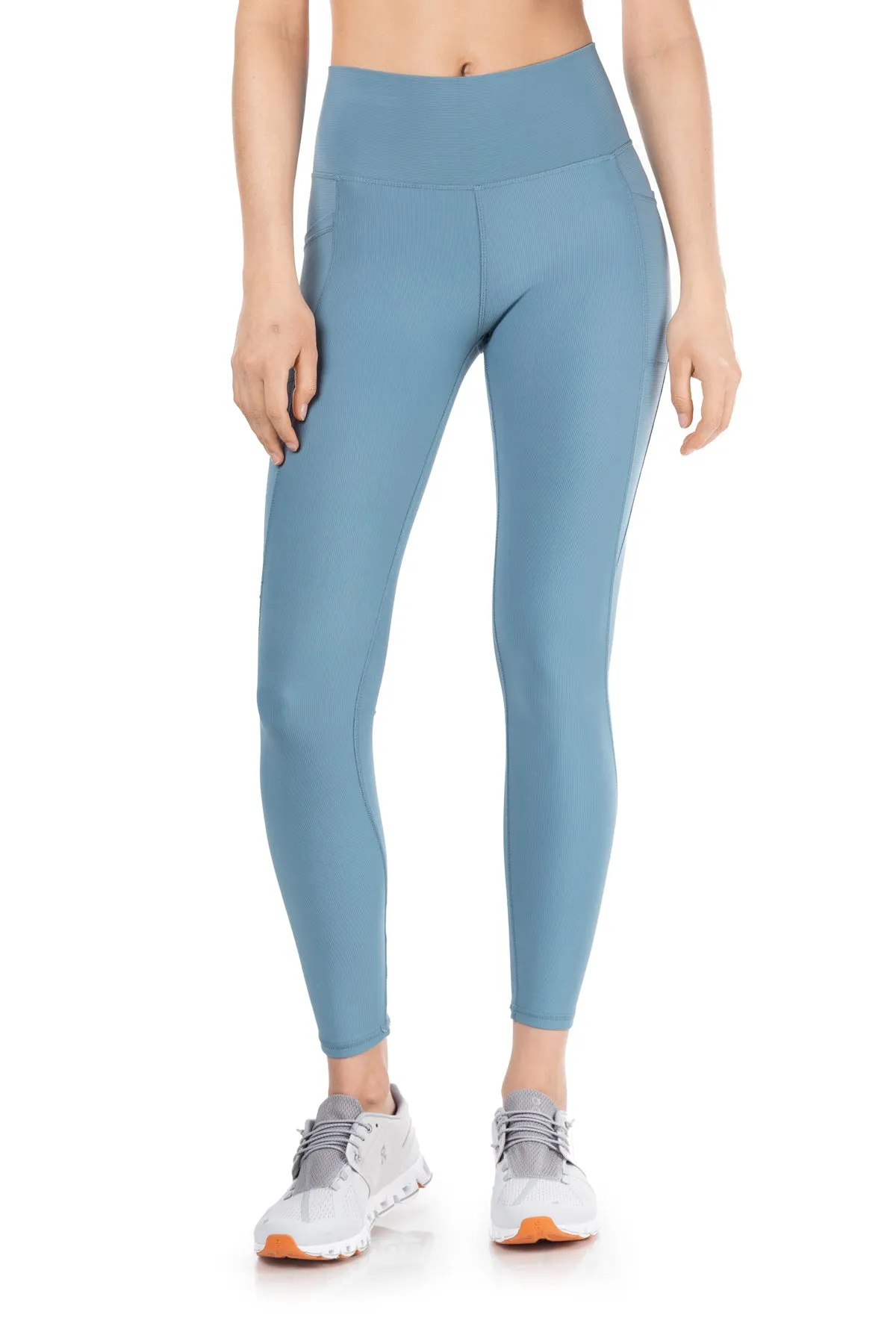 Solstice Ribbed Run High-Waist Legging