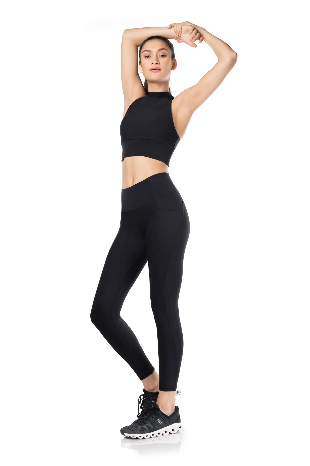 Solstice Ribbed Run High-Waist Legging