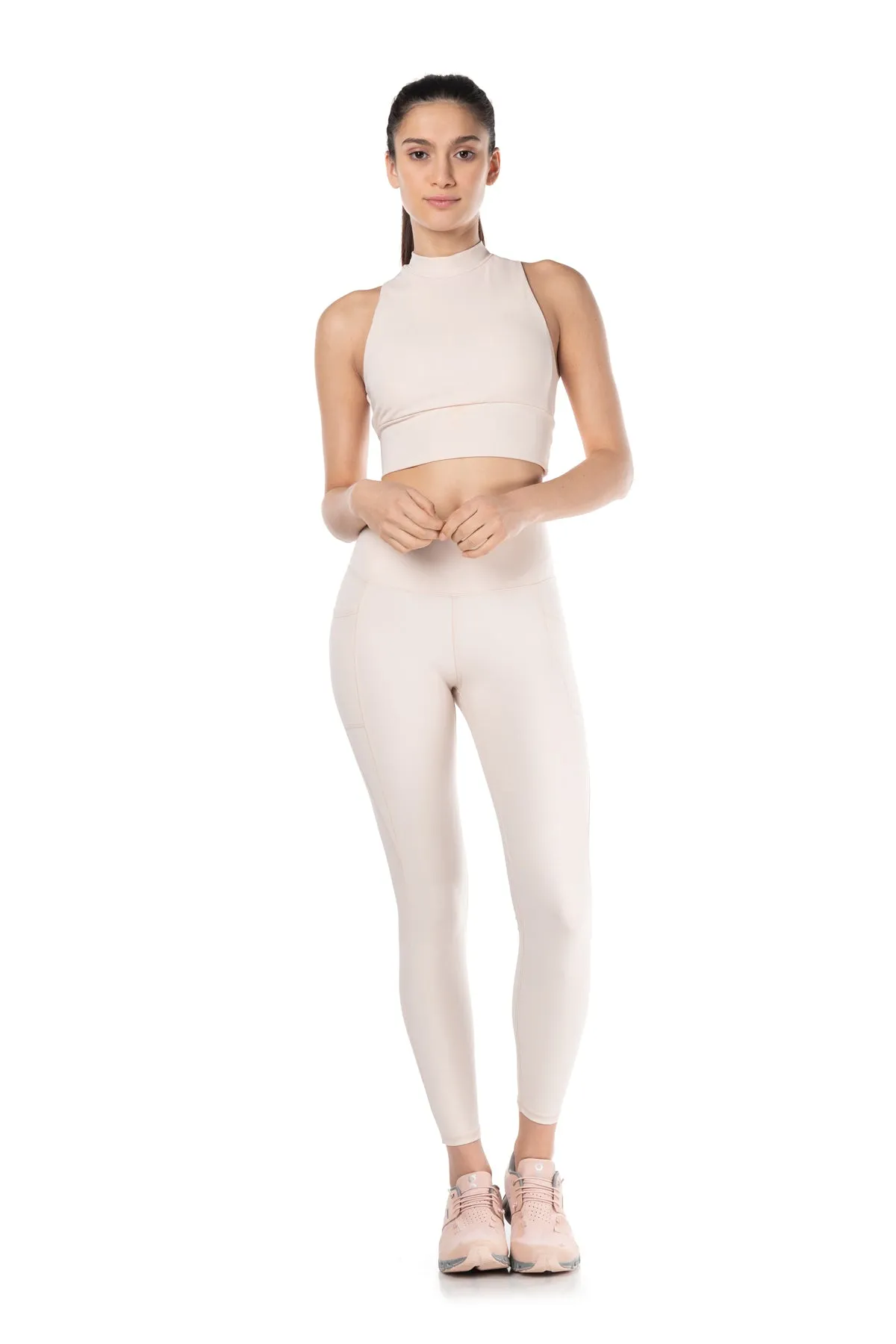 Solstice Ribbed Run High-Waist Legging