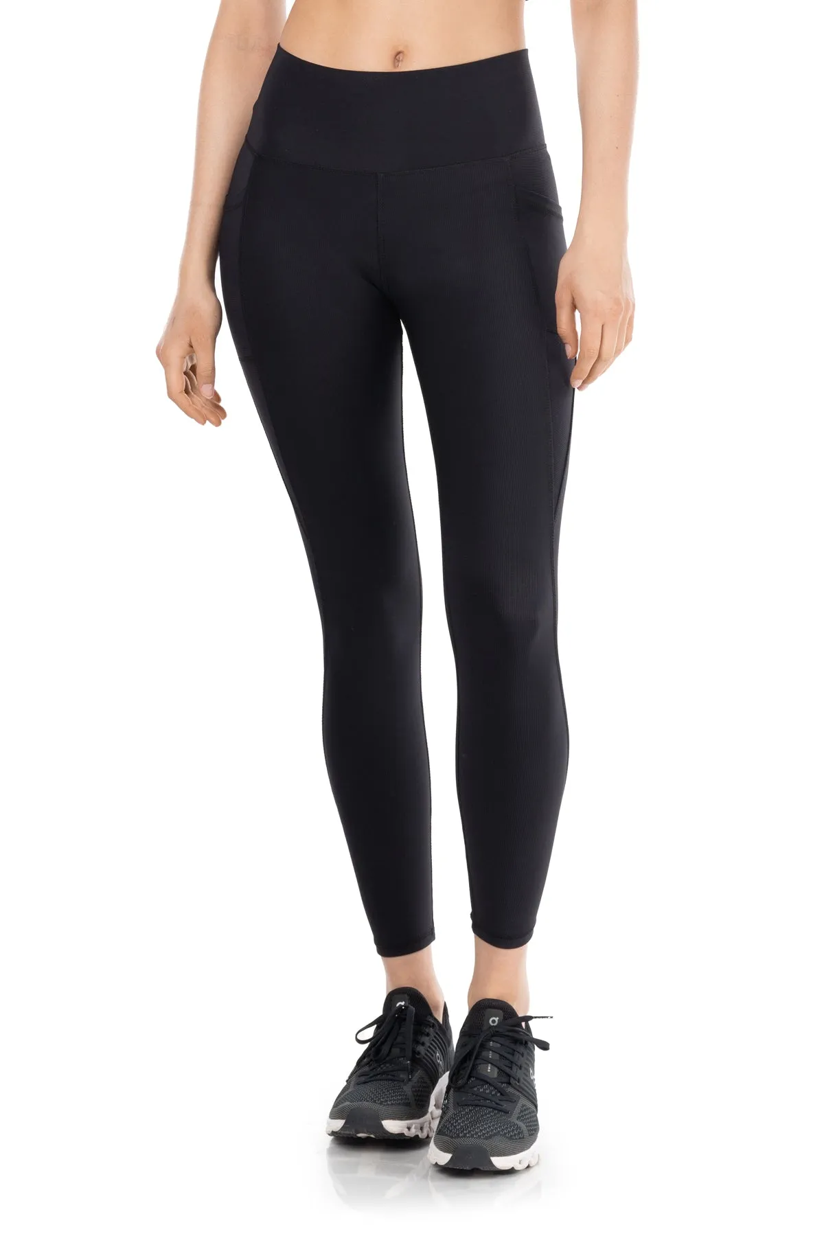 Solstice Ribbed Run High-Waist Legging