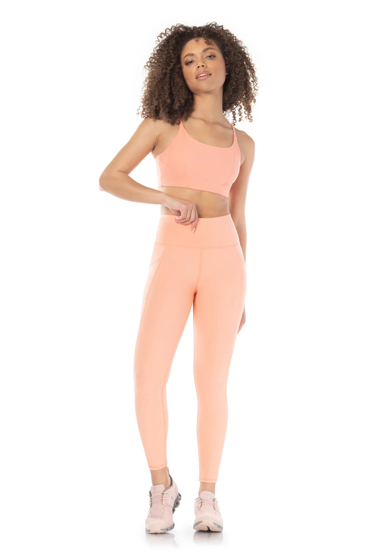 Solstice Ribbed Run High-Waist Legging