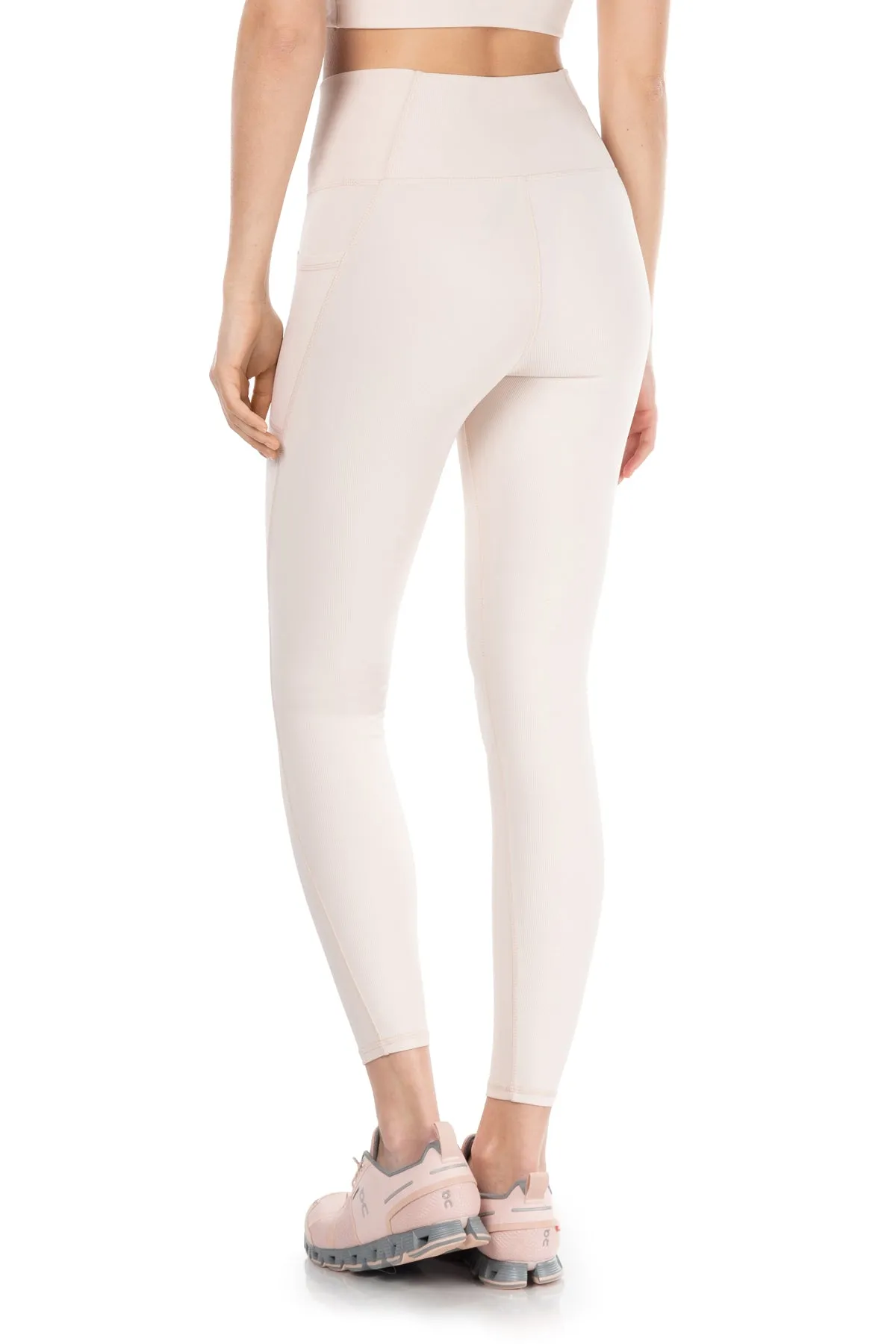 Solstice Ribbed Run High-Waist Legging