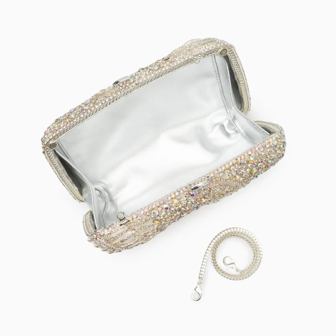 Sparkling Leaves Clutch Bag