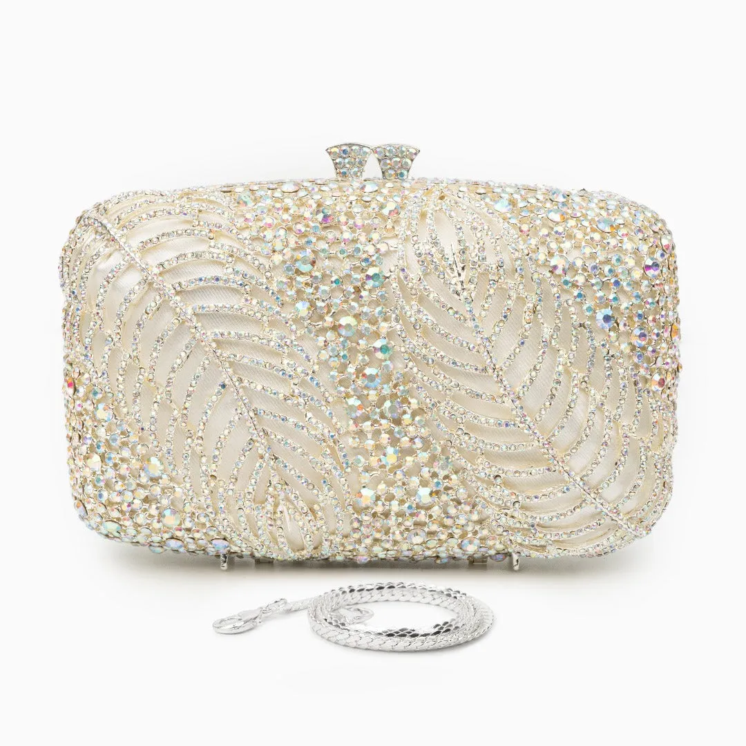 Sparkling Leaves Clutch Bag