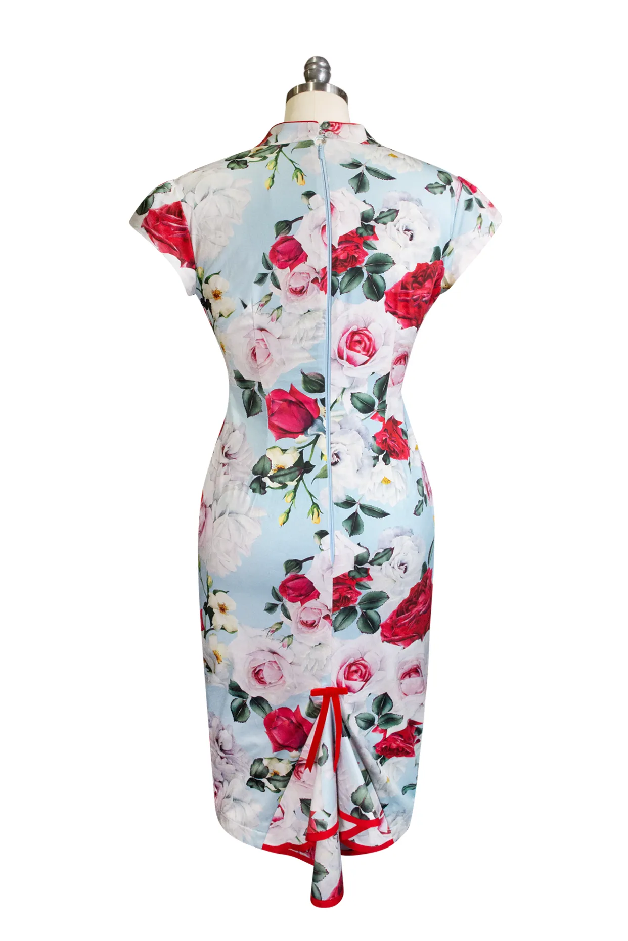 Tea Rose Wiggle Dress