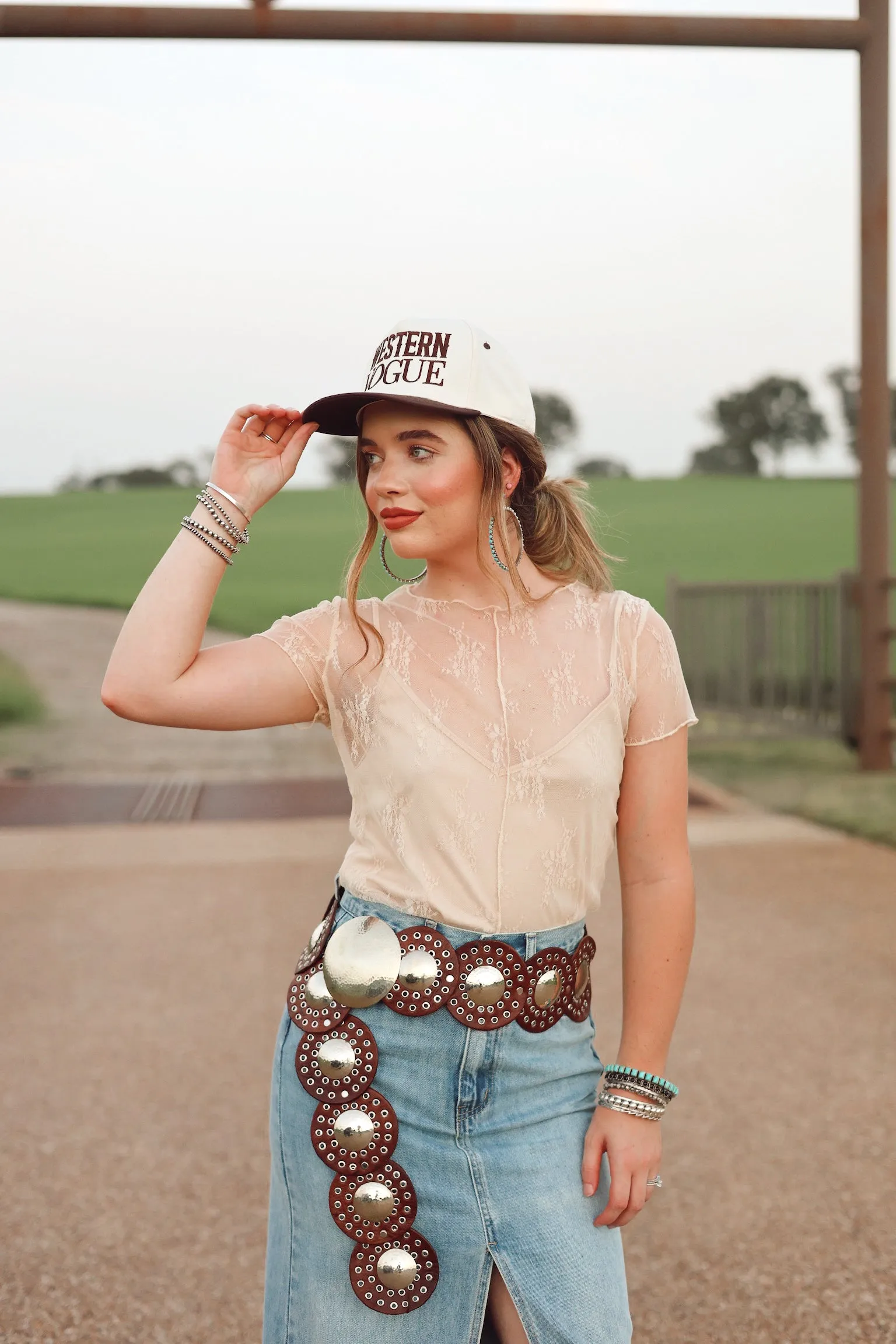 The Britt Top in Cream