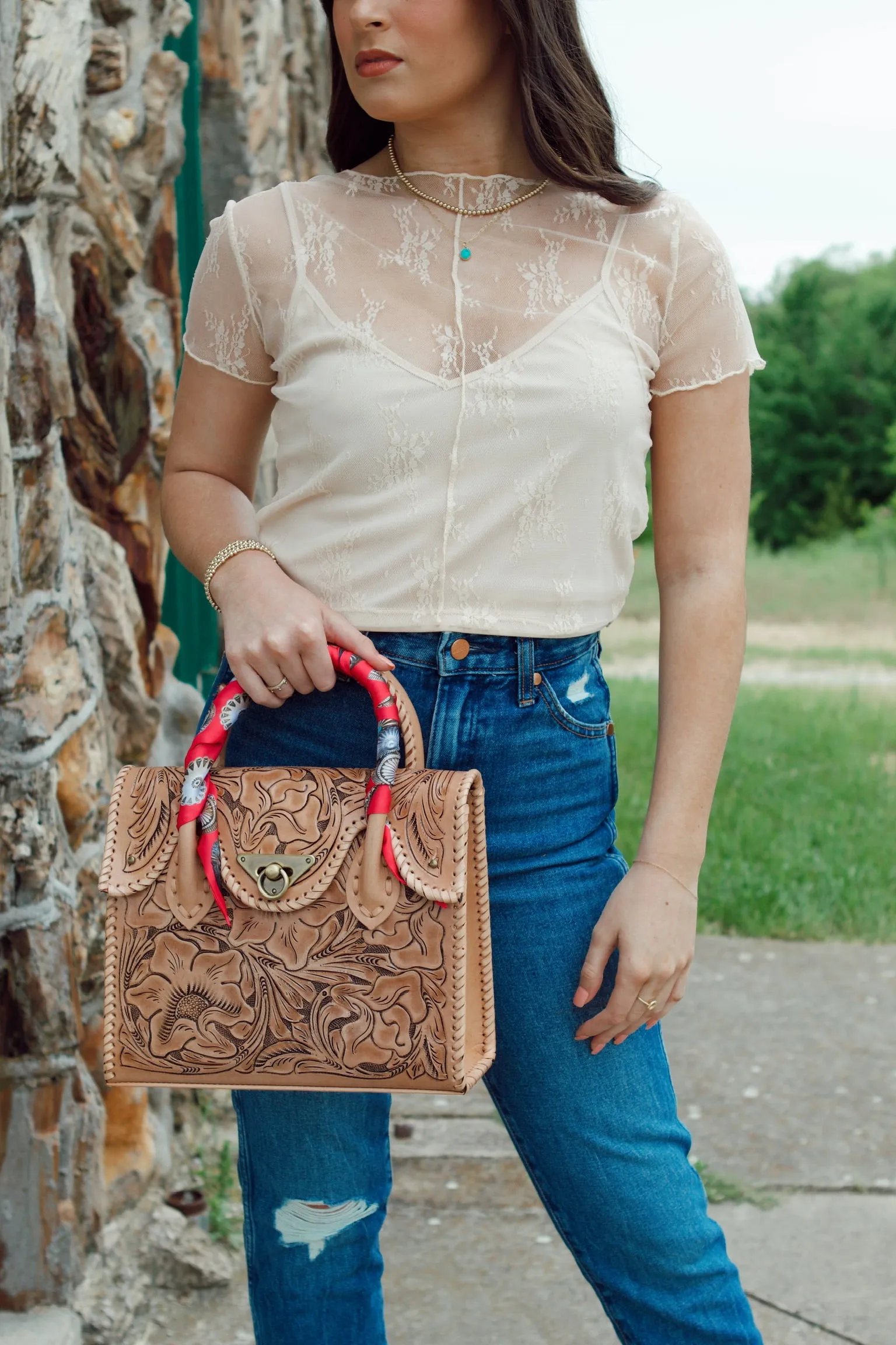 The Britt Top in Cream