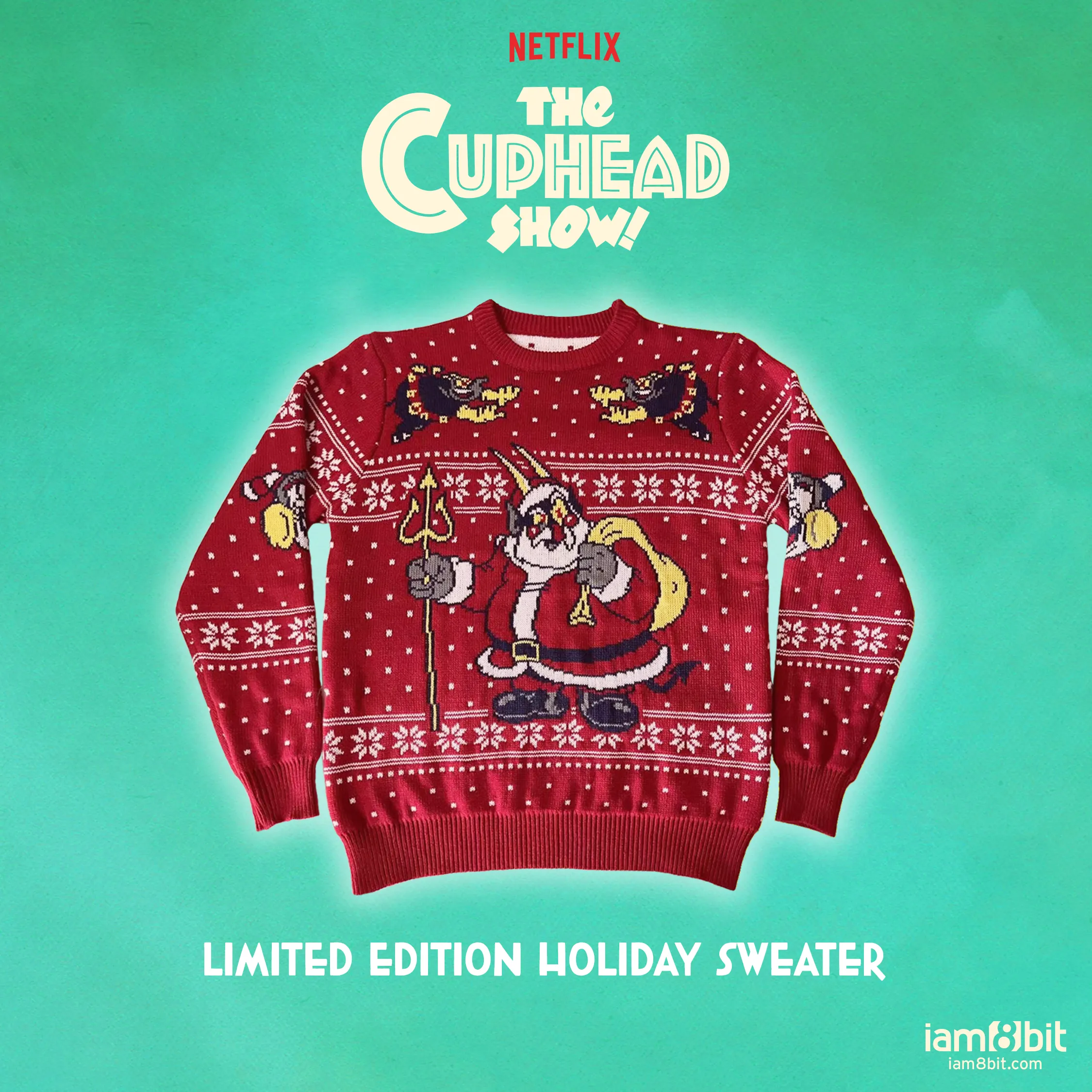 The Cuphead Show! Limited Edition Holiday Sweater