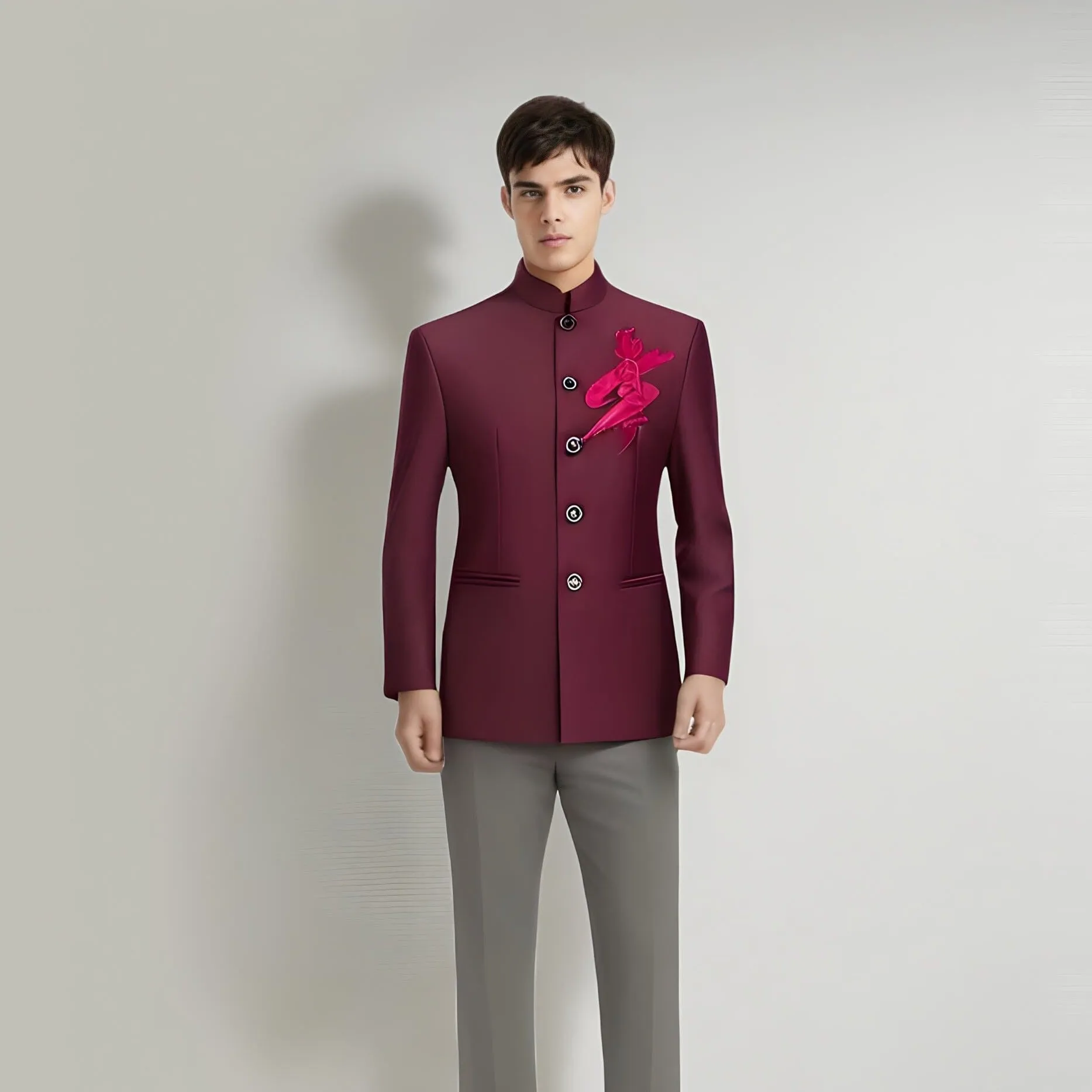 The Dynasty Mandarin Collar Jacket - Multiple Colors