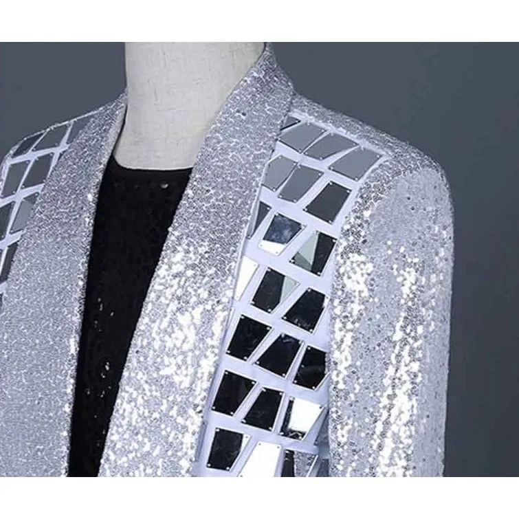 The Francesco Slim Fit Sequin Blazer Suit Jacket