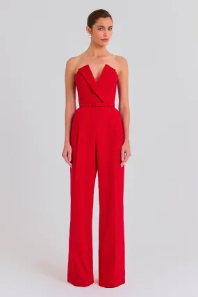 Vanessa Red Jumpsuit