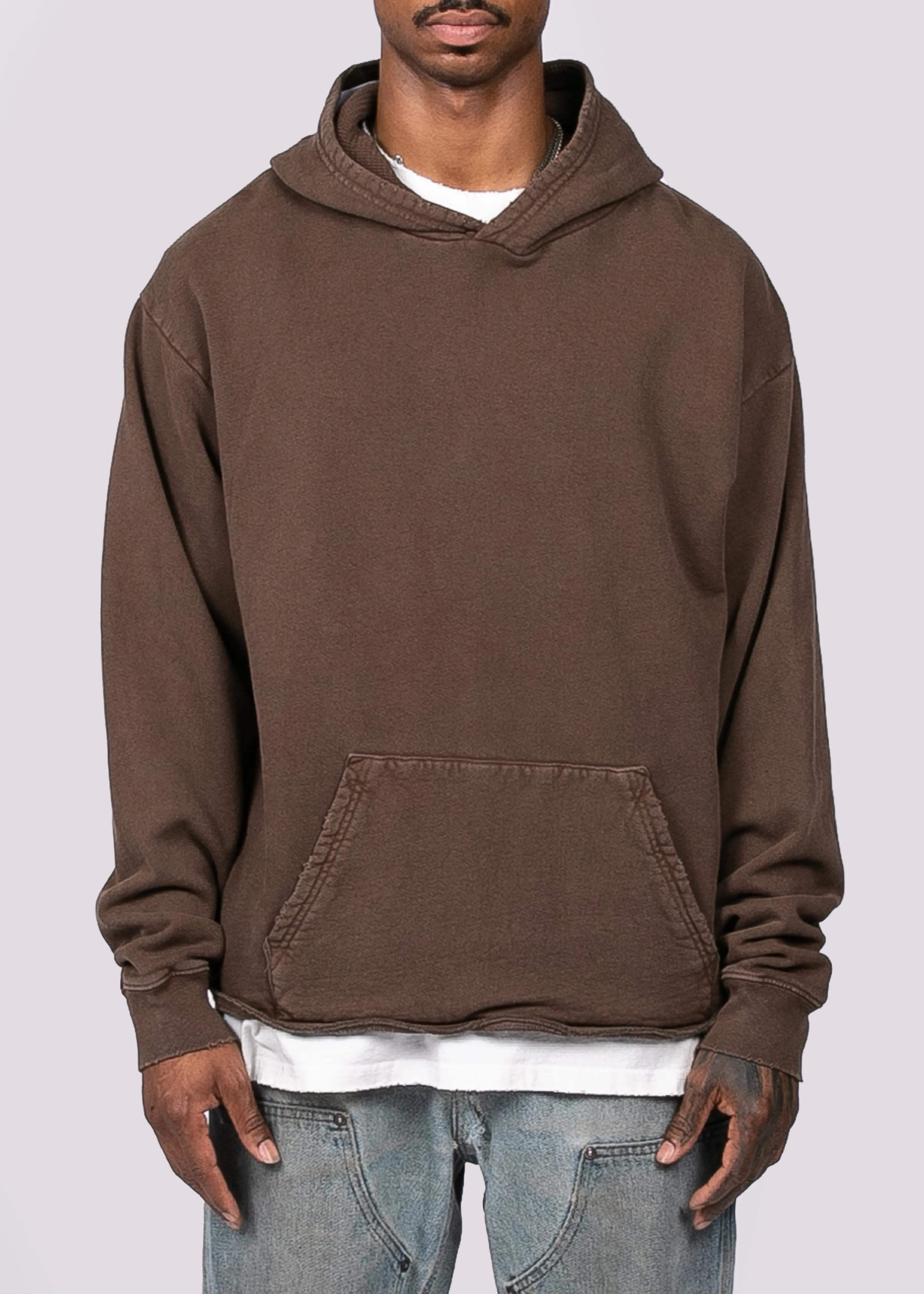 Waffle Hoodie - Brown