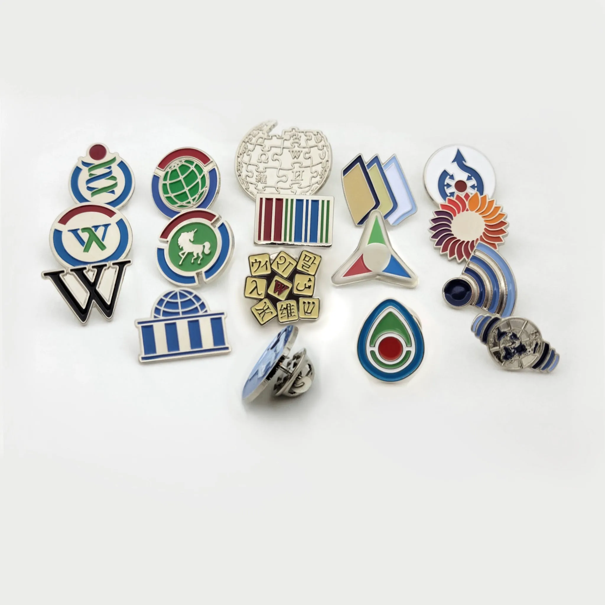 Wikimedia project lapel pins