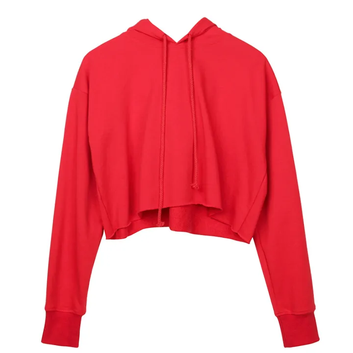 Women's Fleece Crop Hoodie