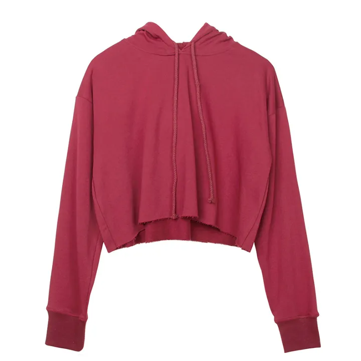 Women's Fleece Crop Hoodie