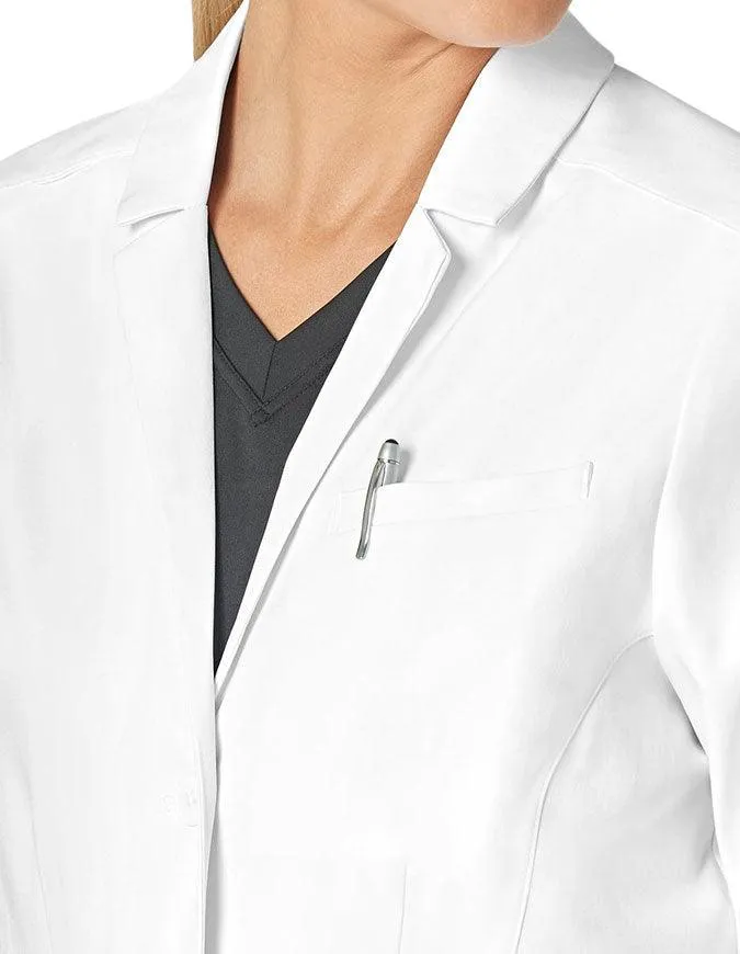 WonderWink Slate Women's Welt Pocket Lab Coat