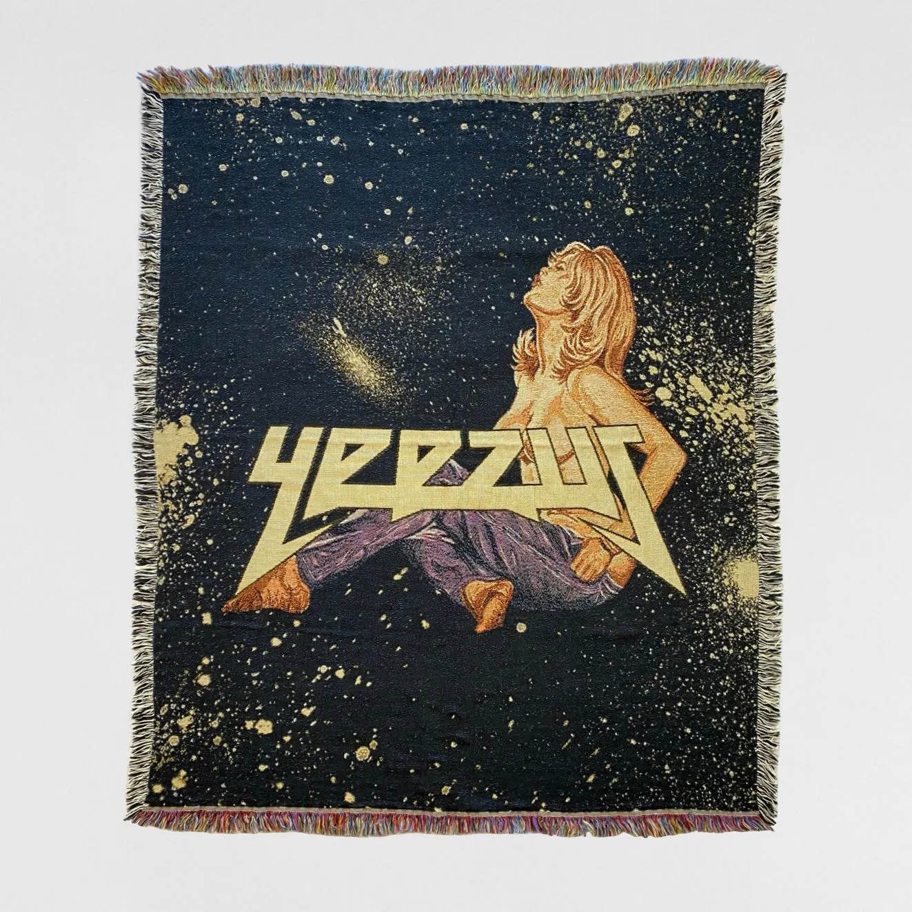 Yeezus 2015 Unreleased Splatter Woven Blanket