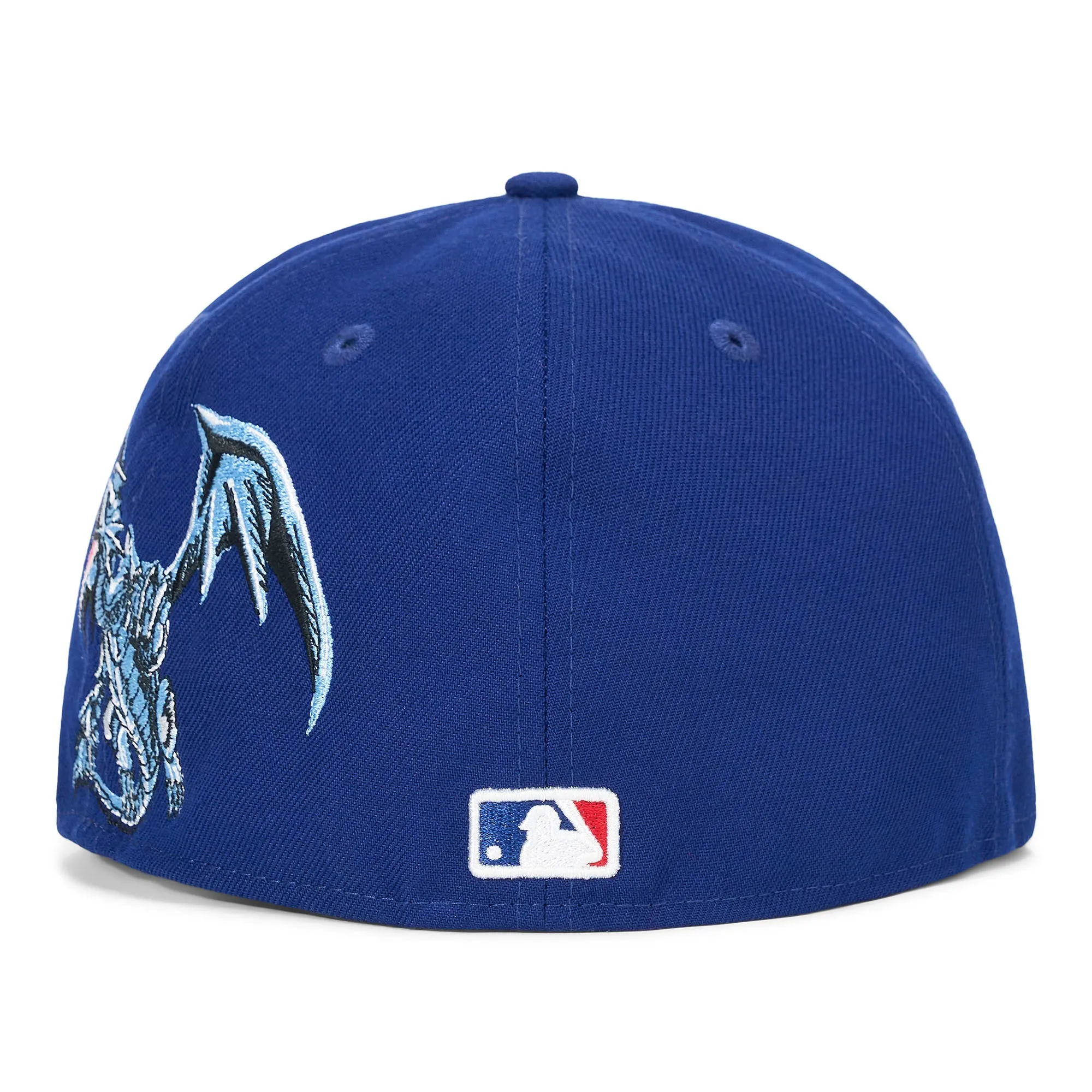 YUGIOH BLUE EYES LA FITTED HAT (BLUE) *PRE ORDER*